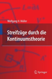 صورة الغلاف: Streifzüge durch die Kontinuumstheorie 9783642198694
