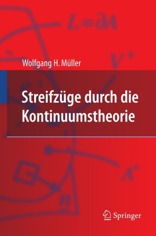 Cover image: Streifzüge durch die Kontinuumstheorie 9783642198694