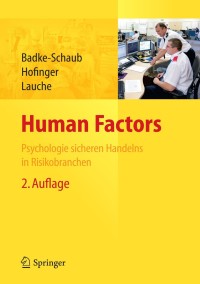 Cover image: Human Factors 2nd edition 9783642198854