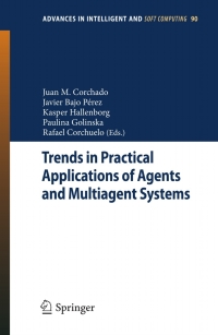 صورة الغلاف: Trends in Practical Applications of Agents and Multiagent Systems 1st edition 9783642199301