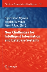 Titelbild: New Challenges for Intelligent Information and Database Systems 1st edition 9783642199523