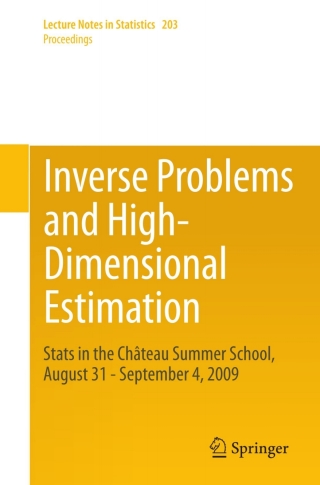 Cover image: Inverse Problems and High-Dimensional Estimation 1st edition 9783642199882