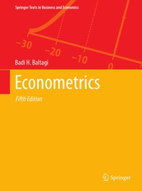Cover image: Econometrics 5th edition 9783642200588