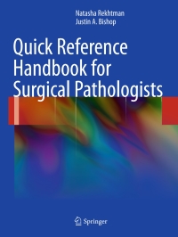 Cover image: Quick Reference Handbook for Surgical Pathologists 9783642200854