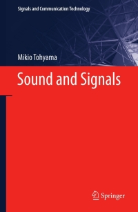 Cover image: Sound and Signals 9783642201219