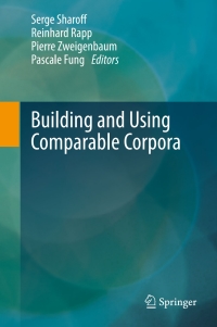 Titelbild: Building and Using Comparable Corpora 9783642201271