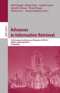 Imagen de portada: Advances in Information Retrieval 1st edition 9783642201608