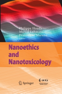 Cover image: Nanoethics and Nanotoxicology 1st edition 9783642201769