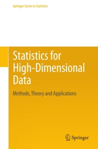 Omslagafbeelding: Statistics for High-Dimensional Data 9783642201912