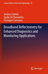 Imagen de portada: Broadband Reflectometry for Enhanced Diagnostics and Monitoring Applications 9783642267970