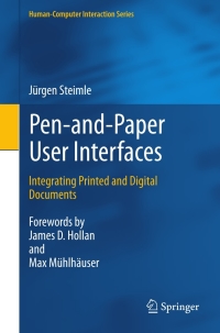 Cover image: Pen-and-Paper User Interfaces 9783642202759