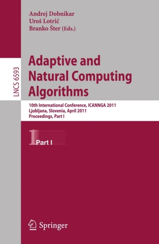 Imagen de portada: Adaptive and Natural Computing Algorithms 1st edition 9783642202810