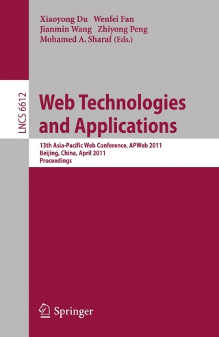Titelbild: Web Technologies and Applications 1st edition 9783642202902