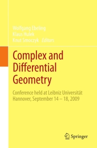 Cover image: Complex and Differential Geometry 9783642202995