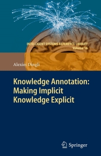 Imagen de portada: Knowledge Annotation: Making Implicit Knowledge Explicit 9783642203220