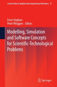 Cover image: Modelling, Simulation and Software Concepts for Scientific-Technological Problems 1st edition 9783642204890