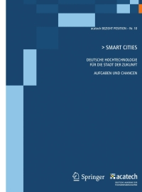 Imagen de portada: Smart Cities 1st edition 9783642207358