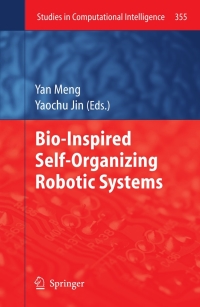 Imagen de portada: Bio-Inspired Self-Organizing Robotic Systems 1st edition 9783642207594