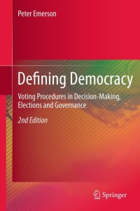 Imagen de portada: Defining Democracy 2nd edition 9783642209031