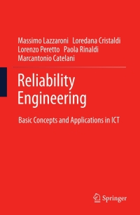 Cover image: Reliability Engineering 9783642209826