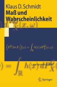 صورة الغلاف: Maß und Wahrscheinlichkeit 2nd edition 9783642210259