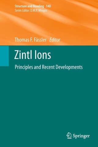 Cover image: Zintl Ions 1st edition 9783642211805