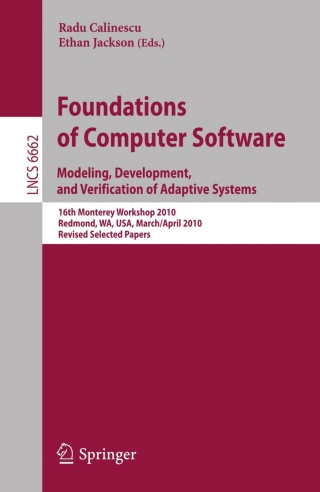 Cover image: Foundations of Computer Software 1st edition 9783642212918