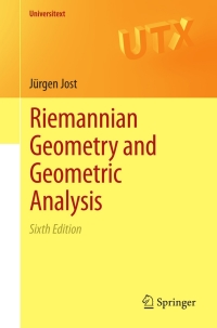 Cover image: Riemannian Geometry and Geometric Analysis 6th edition 9783642212970