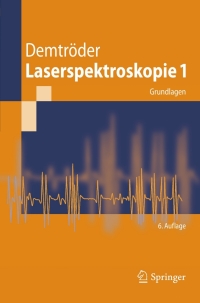 Imagen de portada: Laserspektroskopie 1 6th edition 9783642213052