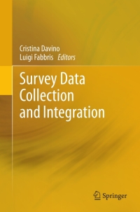 صورة الغلاف: Survey Data Collection and Integration 9783642213076