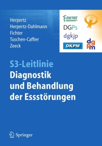 Cover image: S3-Leitlinie Diagnostik und Behandlung der Essstörungen 1st edition 9783642214417