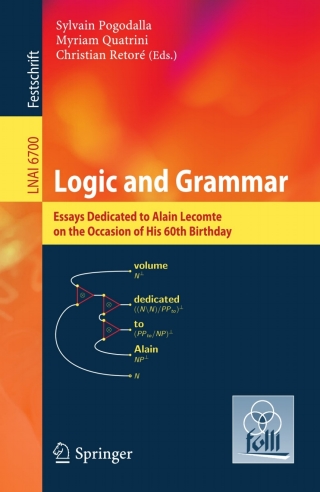 Titelbild: Logic and Grammar 1st edition 9783642214899