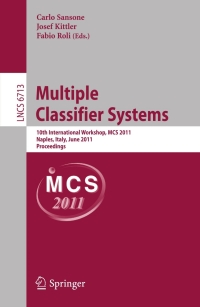 Immagine di copertina: Multiple Classifier Systems 9783642215568