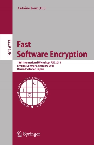 Imagen de portada: Fast Software Encryption 9783642217012