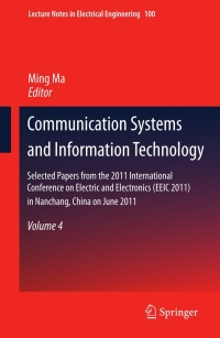 صورة الغلاف: Communication Systems and Information Technology 9783642217616