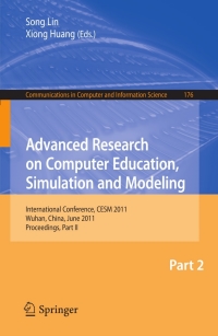 Cover image: Advanced Research on Computer Education, Simulation and Modeling 1st edition 9783642218019