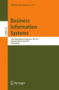 Cover image: Business Information Systems 9783642218293
