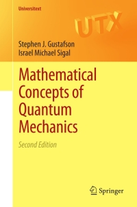 Cover image: Mathematical Concepts of Quantum Mechanics 2nd edition 9783642218651
