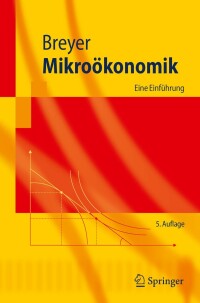 Cover image: Mikroökonomik 5th edition 9783642221491