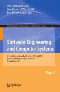 表紙画像: Software Engineering and Computer Systems, Part I 9783642221699