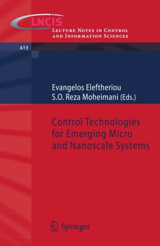 表紙画像: Control Technologies for Emerging Micro and Nanoscale Systems 9783642221729