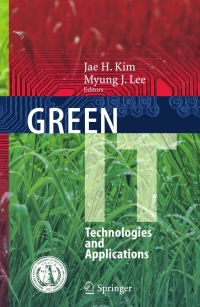 Cover image: Green IT: Technologies and Applications 9783642221781