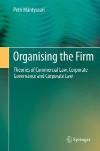 Cover image: Organising the Firm 9783642221965