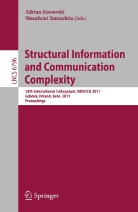 Immagine di copertina: Structural Information and Communication Complexity 9783642222115