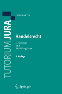 表紙画像: Handelsrecht 2nd edition 9783642223433