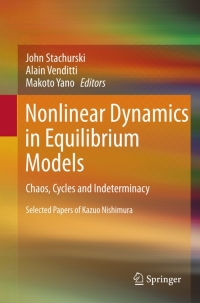 Cover image: Nonlinear Dynamics in Equilibrium Models 9783642223969