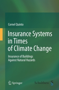 Cover image: Insurance Systems in Times of Climate Change 9783642443275