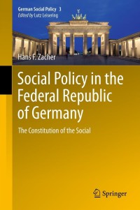 Cover image: Social Policy in the Federal Republic of Germany 9783642225246