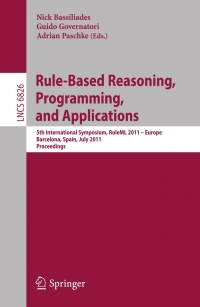 Omslagafbeelding: Rule-Based Reasoning, Programming, and Applications 9783642225451