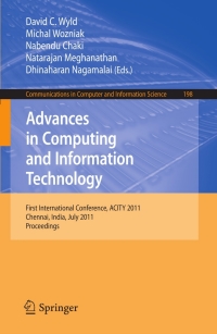 Imagen de portada: Advances in Computing and Information Technology 9783642225543